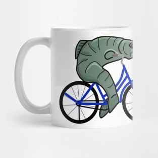 Fish on a bicycle Mug